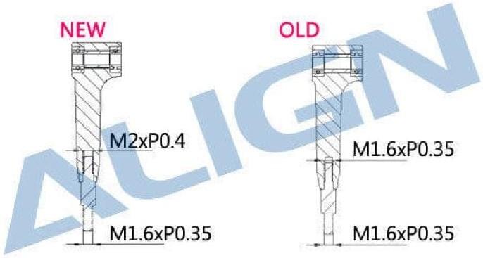 Produktbild Align 450 DFC Main rotor grip arm set