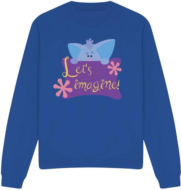 Actual product image Blue´s Clues Unisex Adult Let's Imagine! Sweatshirt (L)
