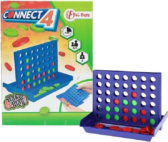 Actual product image Toi-Toys Connect 4 game (German, French, Swiss German, Italian, English)