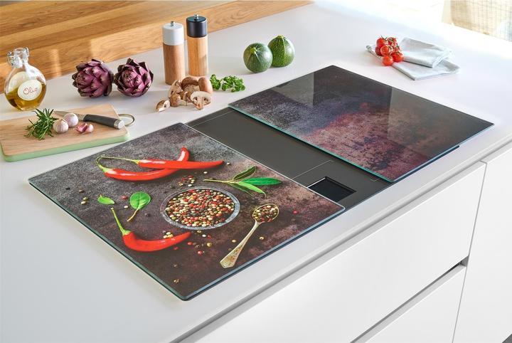 Actual product image neuetischkultur Cooker cover plate set 2 pcs, glass