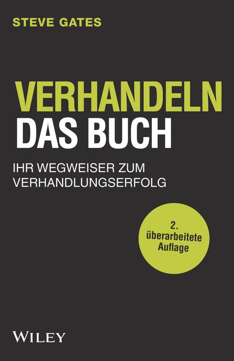 Immagine prodotto Verhandeln - Das Buch (Tedesco, Steve Gates, 2019)