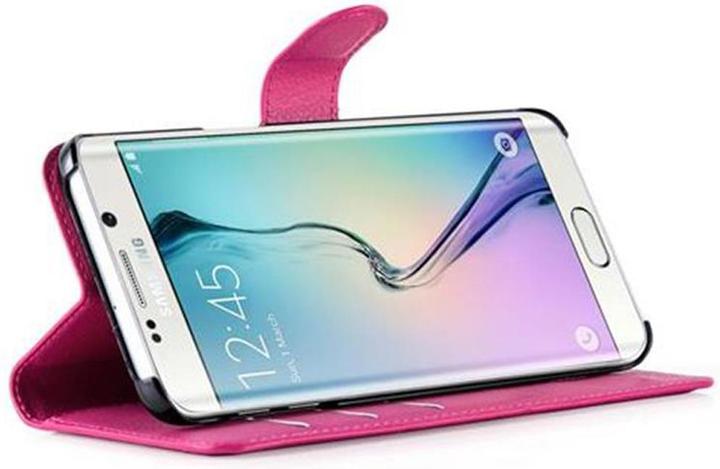 Actual product image Cadorabo Book with stand function cover (Samsung Galaxy S6 Edge)