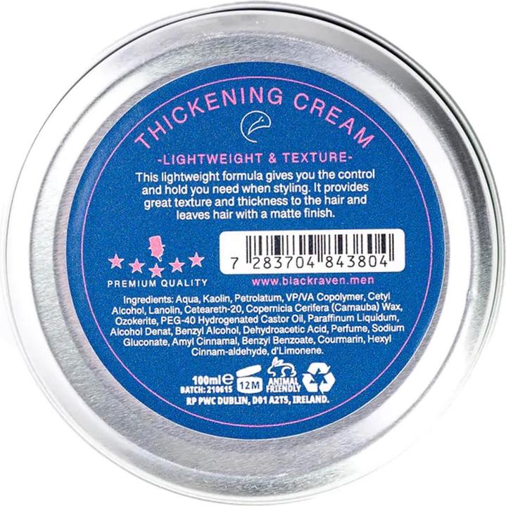 Produktbild Black Raven - Thickening Cream (Haarpaste, Haarpomade, 100 ml)