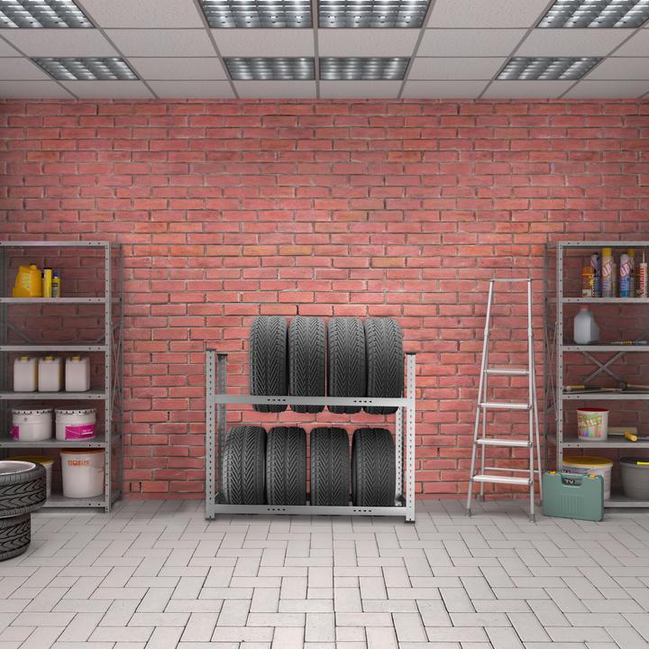 Actual product image Relaxdays Tyre rack