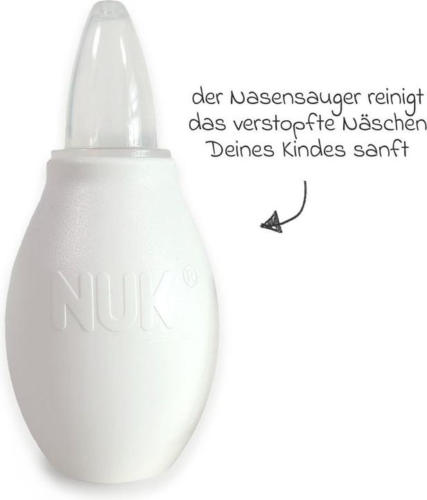 Image du produit NUK Aspirateur nasal, pour aspirer en douceur et en toute sécurité le nez des bébés enrhumés