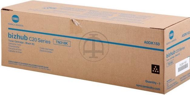 Produktbild Konica Minolta A0DK153TN-318 K Toner schwarz 8.000 Seiten Schwarz Bizhub C 20 20 P PX X (BK)