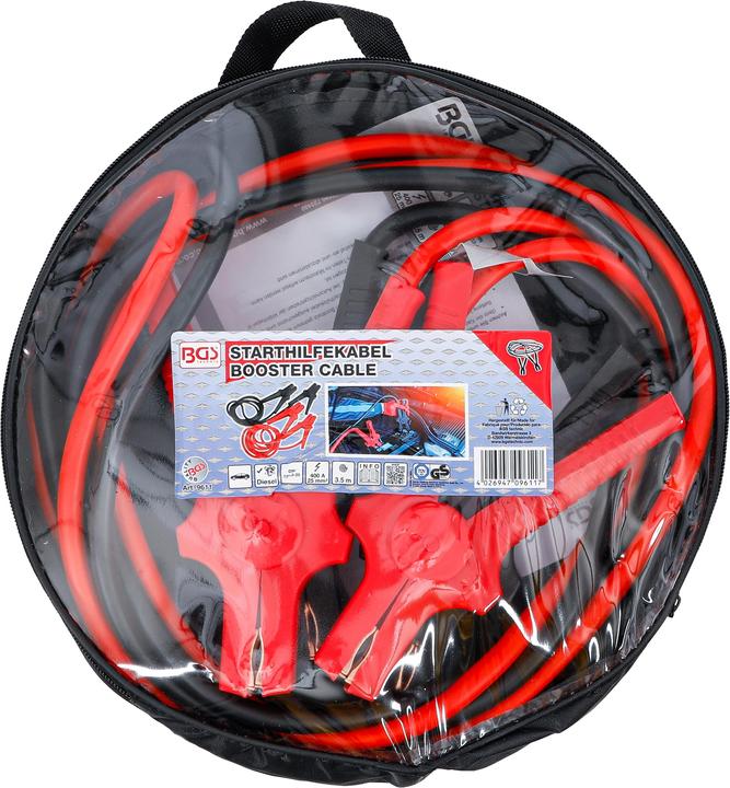 Actual product image BGS Battery Booster Cables for Diesel Vehicles 400 A / 25 mm² 3.5 m (400 A)