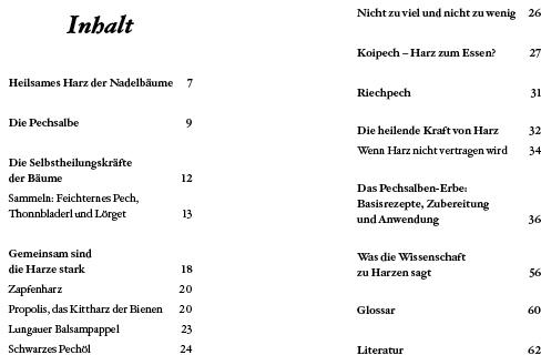 Nährwerte und Zutaten Das kleine Buch: Harz- und Pechsalben (Deutsch, Karin Buchart, 2023)