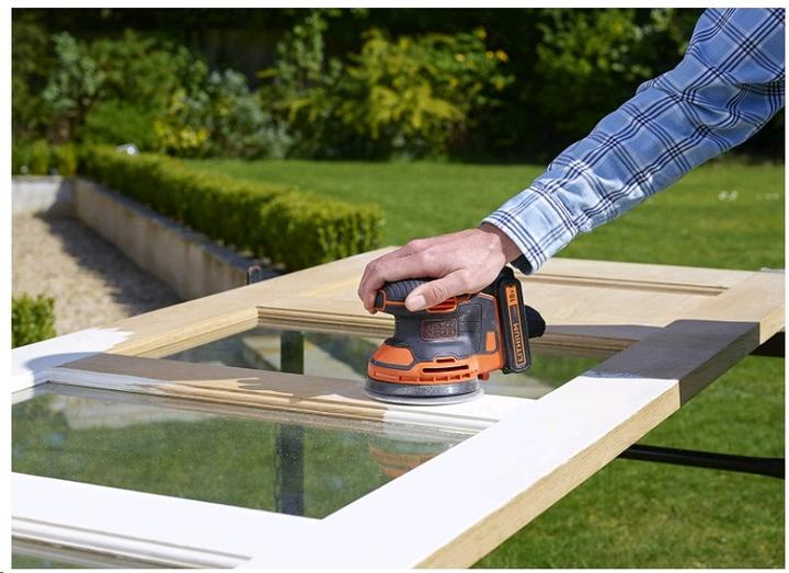 Immagine prodotto Black & Decker Levigatrice orbitale a batteria BDCROS18 (Levigatrici rotorbitali, 18 W)
