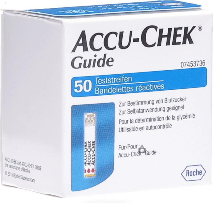 Image du produit Accu-Chek PI-APS) Guide Bandelettes de test (Bandelette réactive)