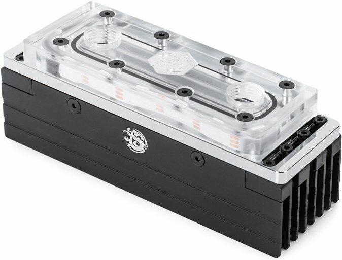 Actual product image Bitspower Memory cooler, ARGB - transparent 4-pack