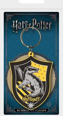 Pyramid Harry Potter Gummi-Schlüsselanhänger Hufflepuff 6 cm
