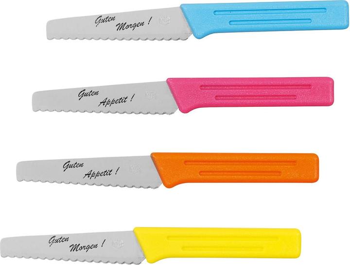 Image du produit Messerhaus Couteau à déjeuner manche plastique 19,5cm couleurs assorties (36 pièce(s), Couteau)