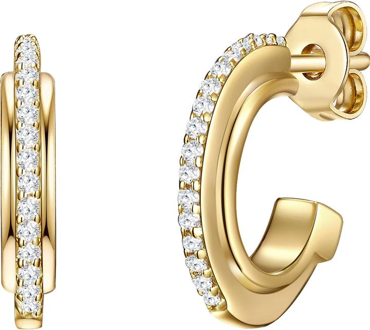 Image du produit Glanzstücke München Femme argent sterling zirconium or jaune - 15828 (Argent Sterling)