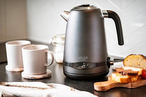 Productafbeelding Adler Metallkessel 1 7L mit LCD & Temperaturregelung (1.70 l)