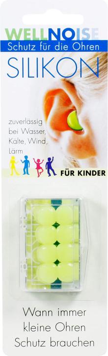 Produktbild Wellnoise Ohrenstopfen für Kinder Silikon, 8 St. Ohrstöpsel