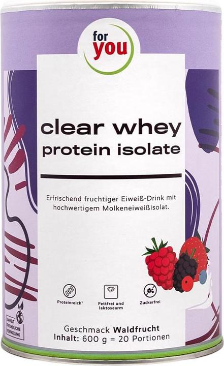 Image du produit For You clear whey protein isolate - Fruits de bois (Fruits des bois, 1 pcs, 600 g)