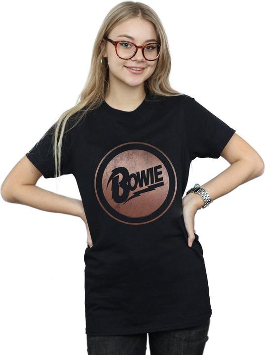 Image du produit David Bowie - T-shirt ROSE GOLD CIRCLE - Femme (XXL)