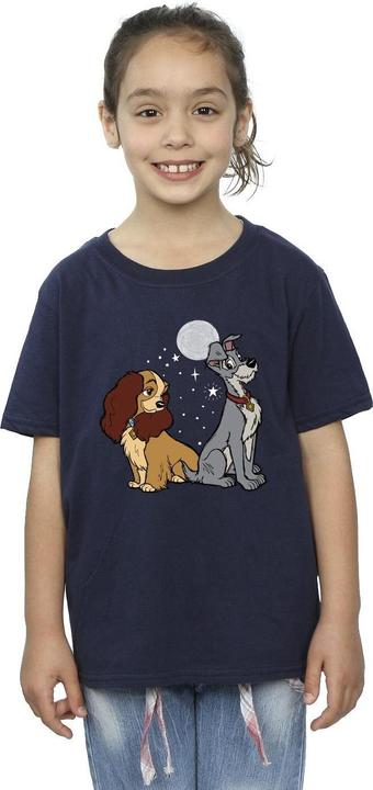 Image du produit Disney - T-shirt LADY AND THE TRAMP MOON - Fille (140, 146)