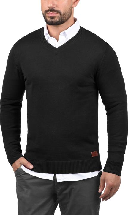 Image du produit Blend Lasse Pull Sweat Homme Avec Col-V Moucheté (L)