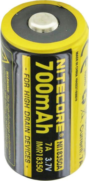 Produktbild Nitecore 18350 Li-Ion IMR Akku