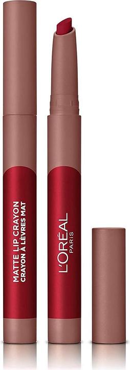 Produktbild L'Oréal Paris L'Oreal Paris Infallible Very Matte Lip Crayon Lipstick Smudge Proof Red Lipstick 113 Brulee Ever 1k (113 Brulee Ever)