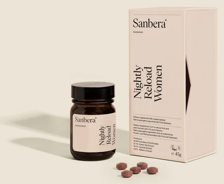 Produktbild Sanbera Nightly Reload Women (90 Stück, Tabletten)
