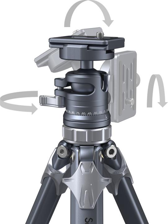 Produktbild SmallRig Lightweight Travel Tripod AP-02 4222B (Metall)