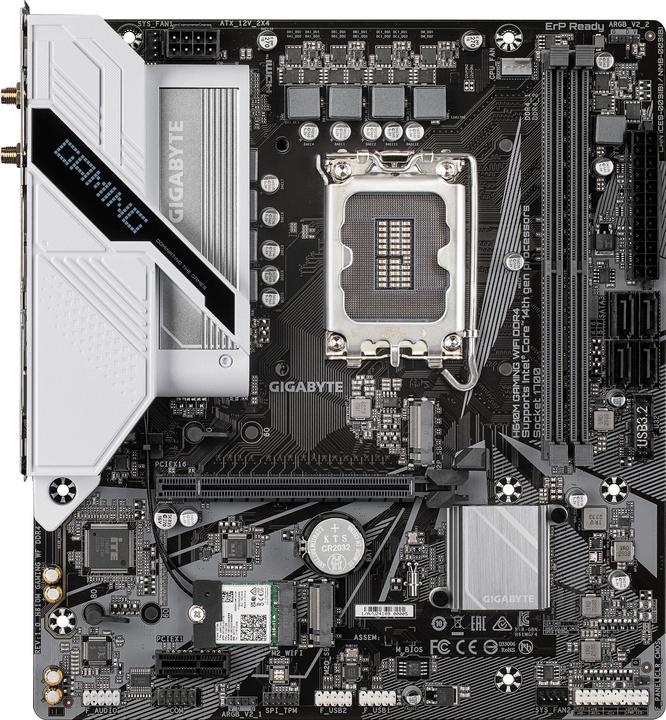 Actual product image Gigabyte H610M Gaming WIFI DDR4 (LGA 1700, Intel H610 Express, mATX)