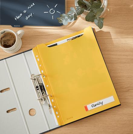 Actual product image Leitz Inserts folder Cosy Privacy Maxi cover Yellow (A4, 3 x)