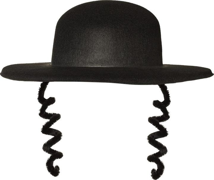 Image du produit Boland Chapeau de rabbin en feutre avec des boucles