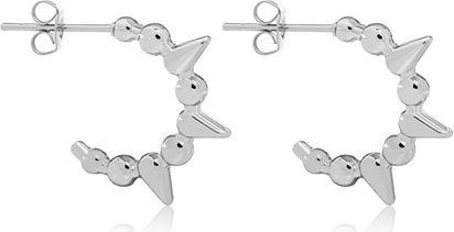 Actual product image Trolli Troli - Distinctive round earrings made of VAAXF373S steel (L)