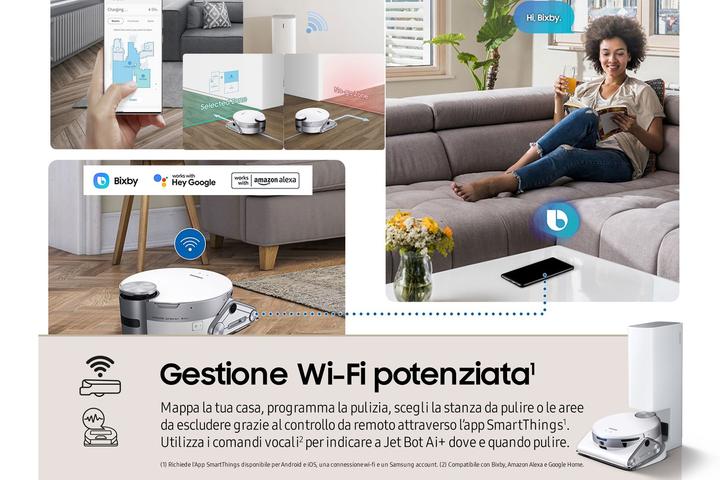 Produktbild Samsung Jet Bot AI+ Roboter-Staubsauger (Saugroboter)