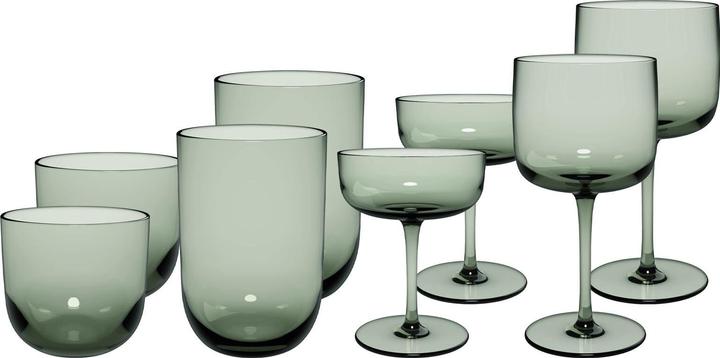 Produktbild Like. by Villeroy & Boch Like Glass Komplett-Gläser-Set (0.39 l, 8 x)