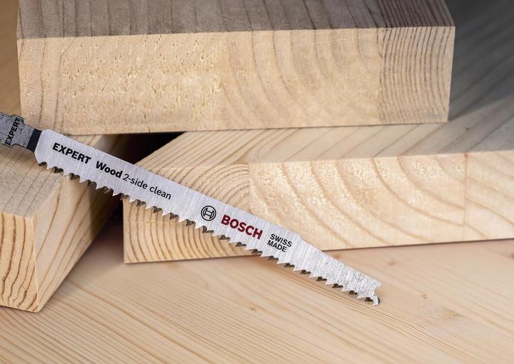 Produktbild Bosch Professional Zubehör EXPERT ‘Wood 2-side clean’ T 308 B Stichsägeblatt, 5 Stück