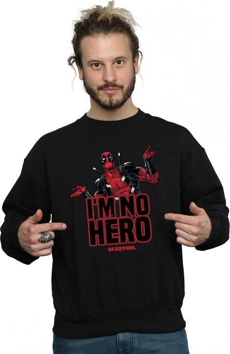 Image du produit - Sweat DEADPOOL I'M NO HERO - Homme (XL)