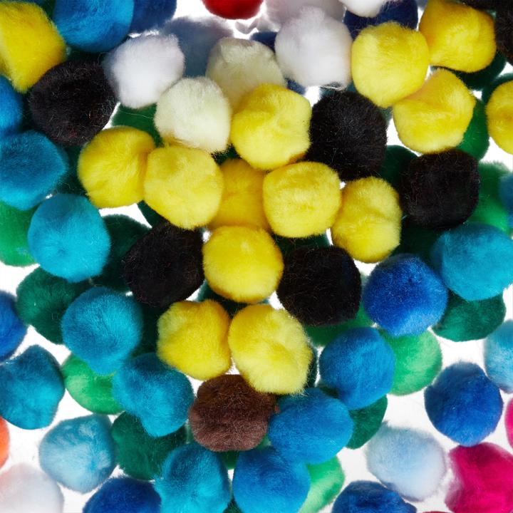 Actual product image Relaxdays Pom Pom Set of 200
