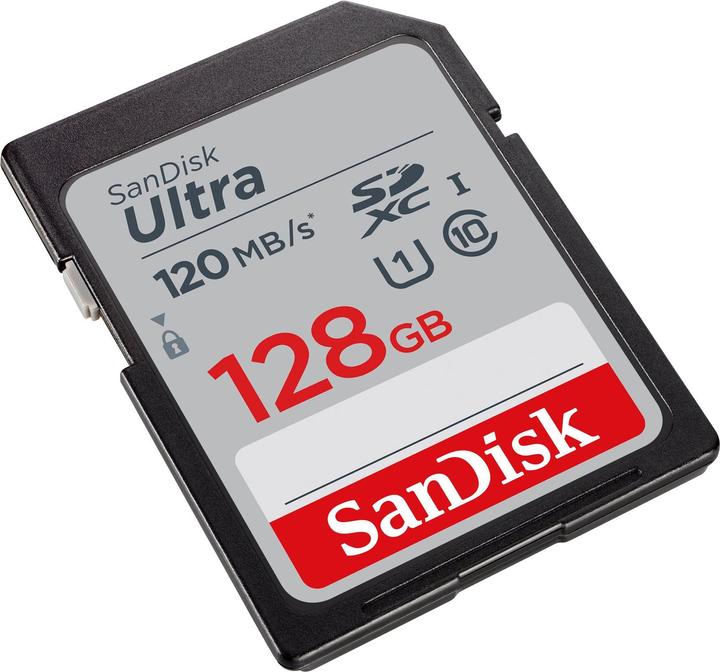 Produktbild SanDisk Ultra (128 GB, SDXC, U1, UHS-I)