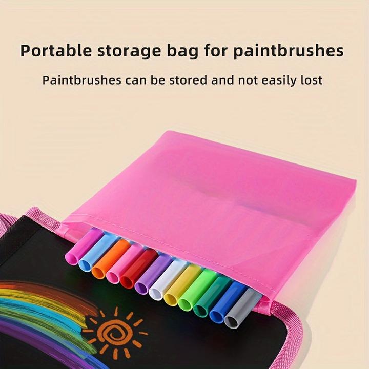 Image du produit Activity Board Enfants Graffiti Small Coloring Board Home Coloriage Portable Dessin Livre pour enfants