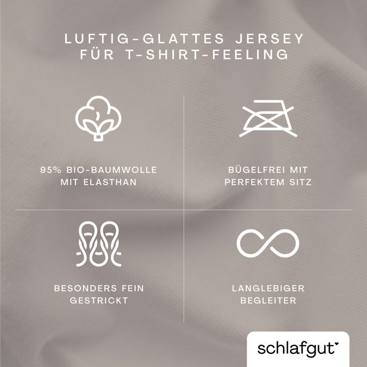 Immagine prodotto schlafgut Knitted Jersey (Copripiumino, 200 x 200 cm)