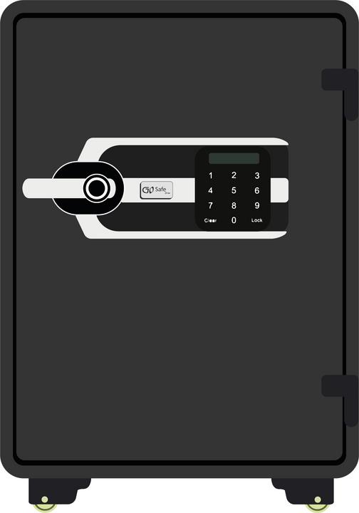 Actual product image Olympia Olympus safe GOsafe 5600FP with fingerprint (48 l)