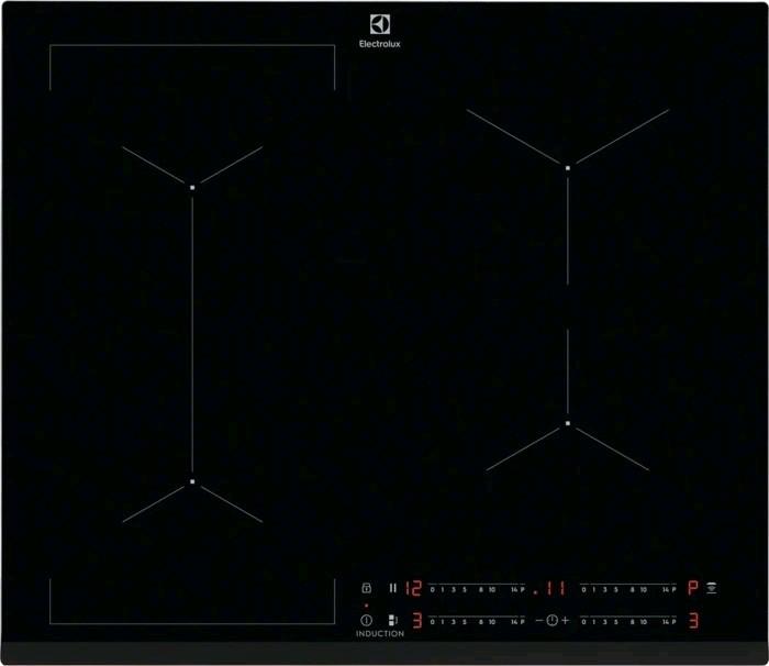 Actual product image Electrolux CIL63443 Black Built-in 60 cm Induction 4 Cooker(s)