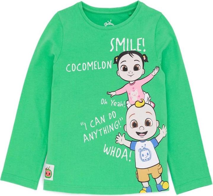 Actual product image Cocomelon Childrens/Kids Long-Sleeved T-Shirt And Leggings Set (92)
