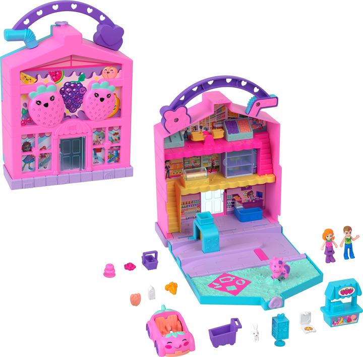Actual product image Polly Pocket Pollyville food market