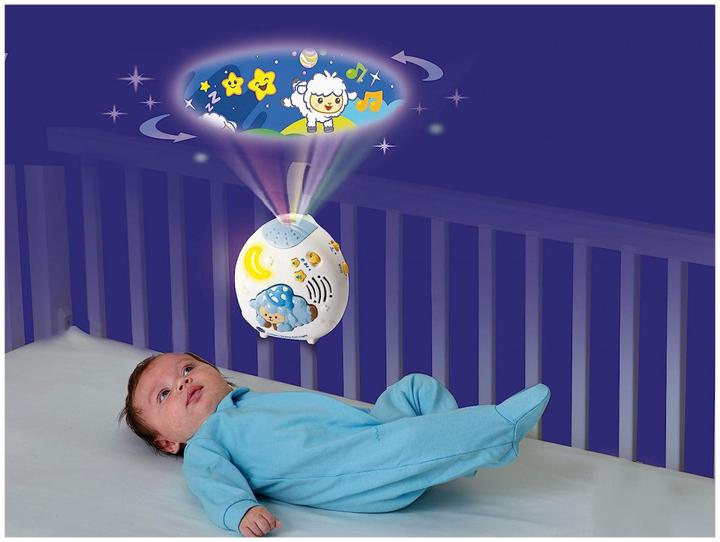 Productafbeelding VTech 508703 Baby wiegprojector met 50+ melodietjes (Engelse versie) 3+ maanden (Engels)