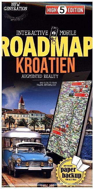 Image du produit High5 Carte routière de la Croatie 1:500 000