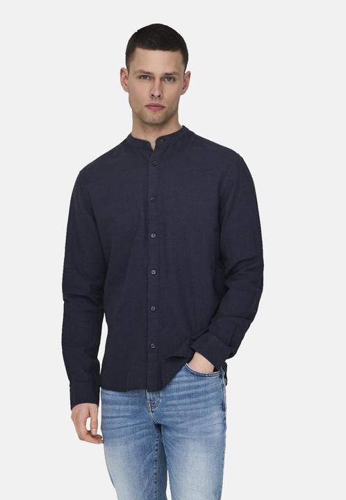 Immagine prodotto Only & Sons Camicia con collo alla mandarina slim fit Camicia (XXL)