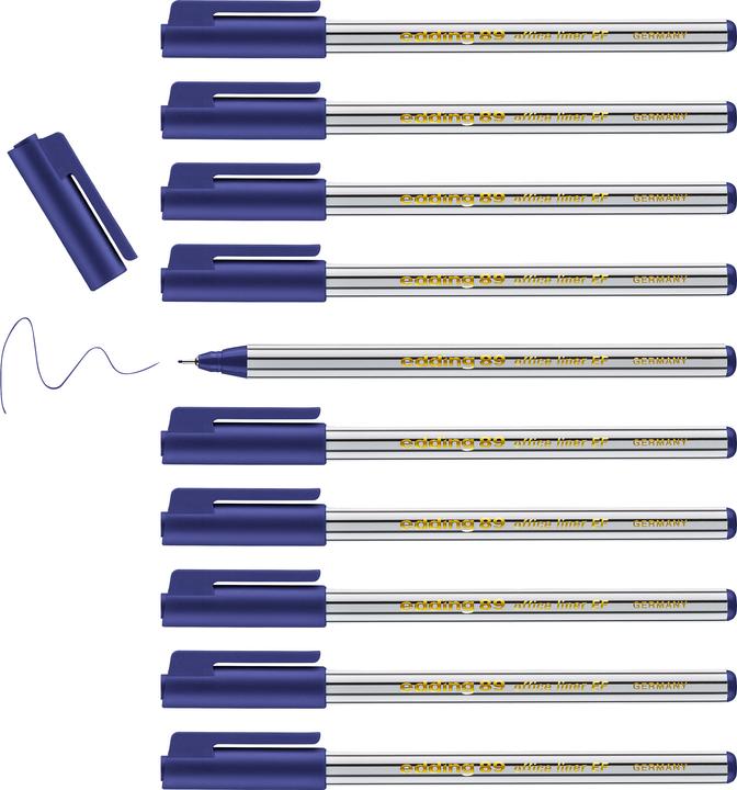 Actual product image Edding Fineliner 89 officeliner (Blue, 1 x)