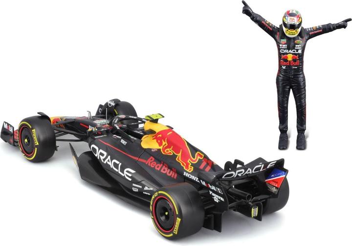 Immagine prodotto Bburago Red Bull F1 RB19 mit Figur 1/24 Pérez