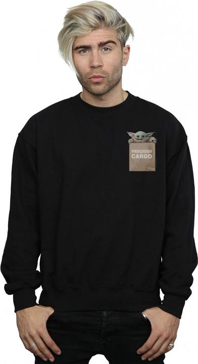 Image du produit Star Wars - Sweat THE MANDALORIAN PRECIOUS CARGO FAUX POCKET - Homme (L)